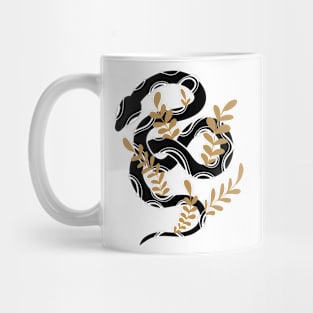 Snake with leaves Mug